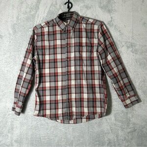 Filson Shirt Mens Size Small Plaid Button Down‎ Long Sleeve Outdoors Cotton READ